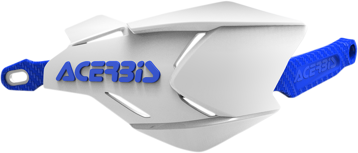 ACERBIS X-Factory Handguards - White/Blue 0635-1438
