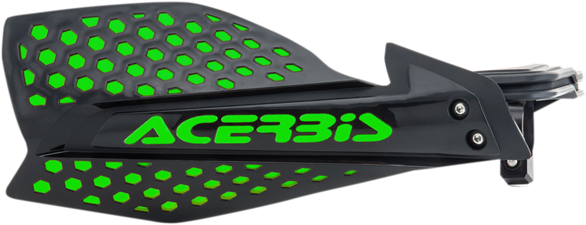 ACERBIS X-Ultimate Handguards - Black/Green 0635-1513