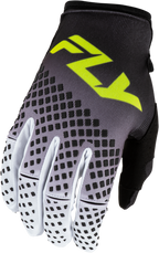 FLY Racing Kinetic Fade Gloves (2027) - Black / White / Hi-Viz Yellow - View 11
