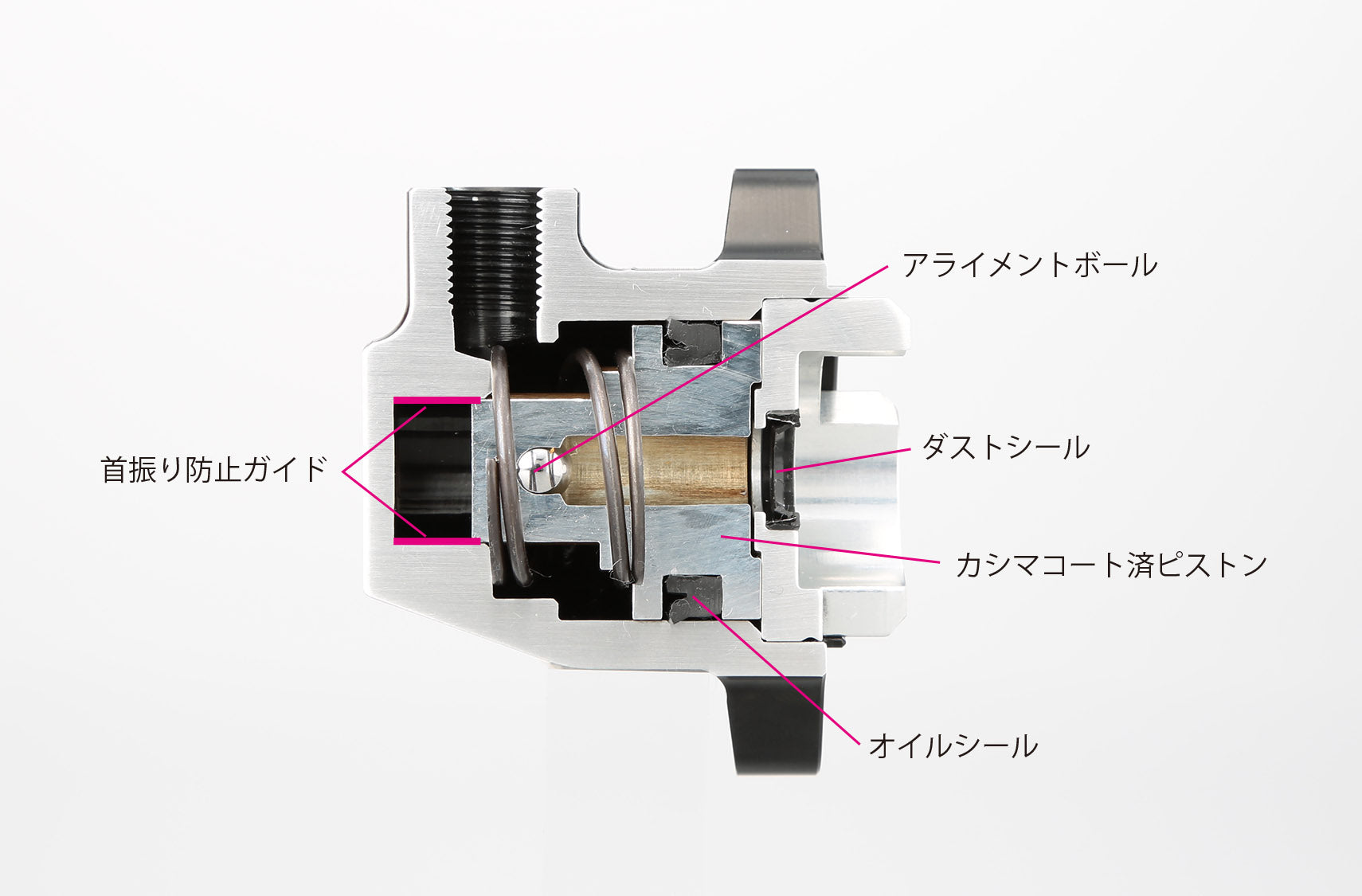 AELLA Aluminum EVO Clutch Slave Cylinder - 28 or 30mm Diameter