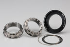 AELLA Large Hub Two Titanium Nuts & Aluminum Taper Cone Set (Rear Axle)