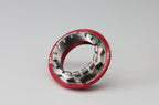 AELLA Large Hub Two Titanium Nuts & Aluminum Taper Cone Set (Rear Axle)