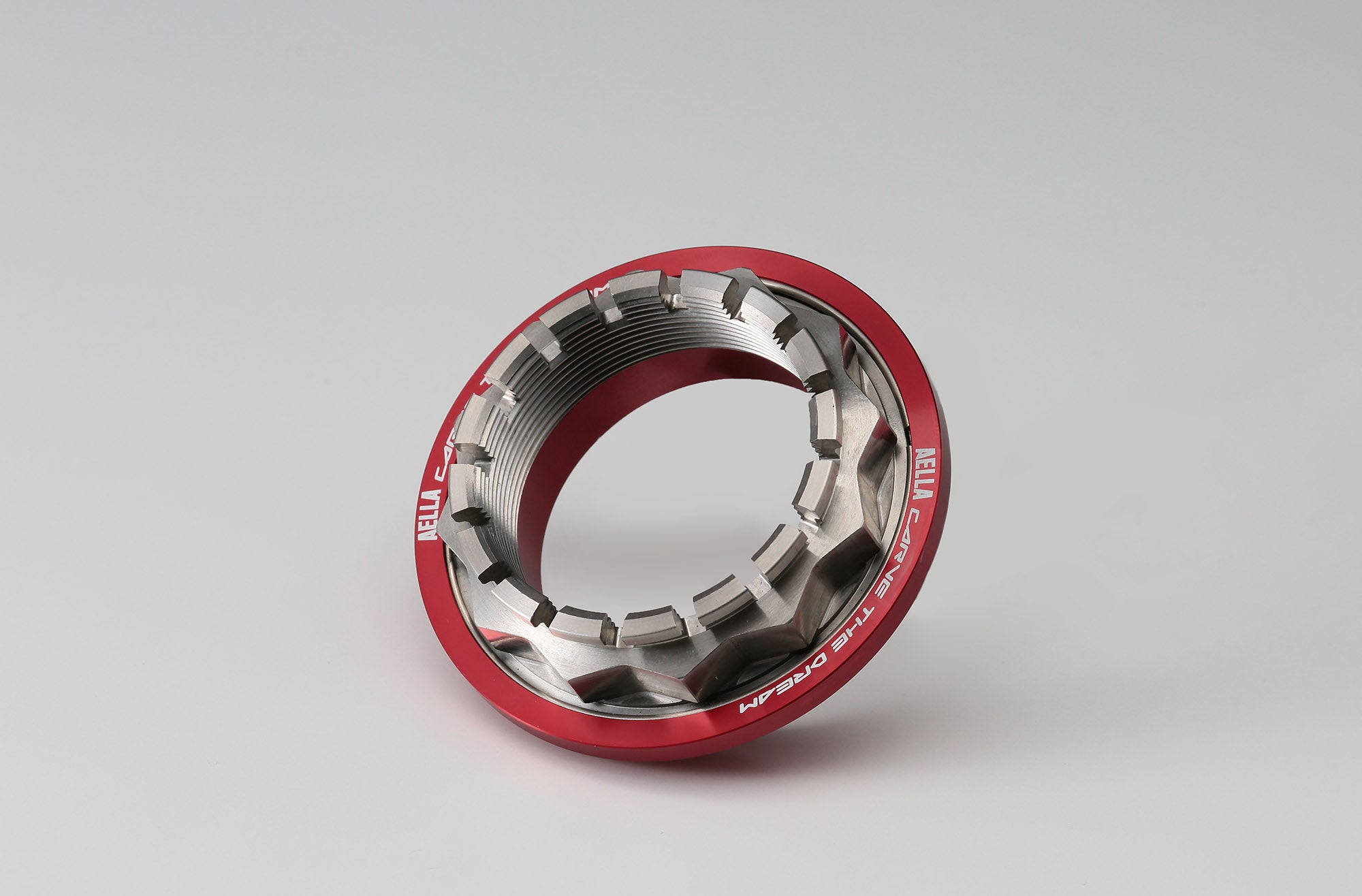 AELLA Large Hub Two Titanium Nuts & Aluminum Taper Cone Set (Rear Axle)