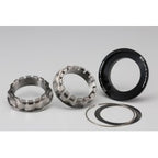 AELLA Large Hub Two Titanium Nuts & Aluminum Taper Cone Set (Rear Axle)