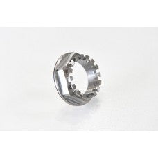 AELLA Small Hub Hexagonal Titanium Rear Axle Nut (Sprocket Side)