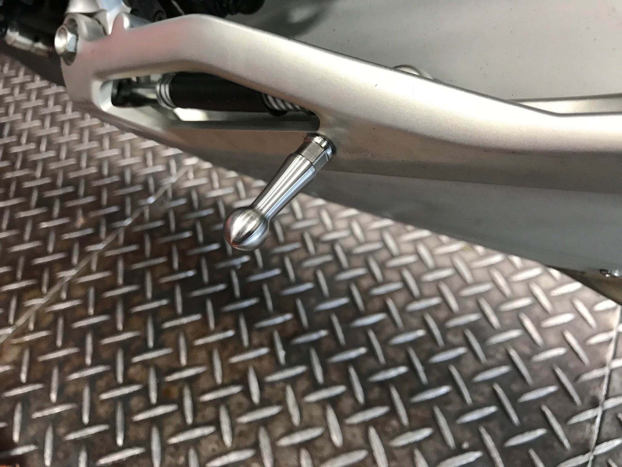 AELLA Stainless Sidestand (kickstand) Pin For the Ducati Panigale / Streetfighter V4 / S / Speciale / R