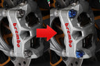 AELLA Titanium Brake Caliper Mounting Washers For Brembo Radial Calipers (kit of 4)