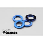 AELLA Titanium Brake Caliper Mounting Washers For Brembo Radial Calipers (kit of 4)