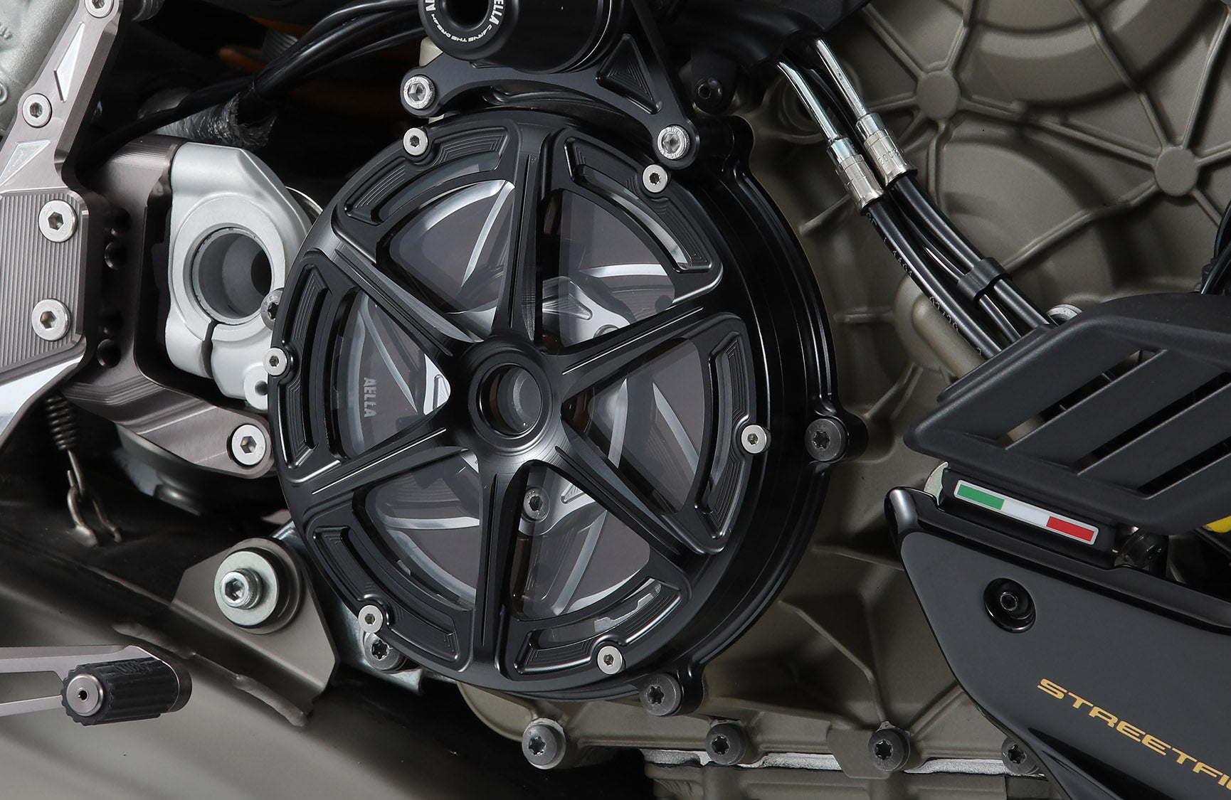 Aella Wet / Dry Clutch Cover for the Ducati Panigale / Streetfighter / Multistrada V4 / S / Speciale