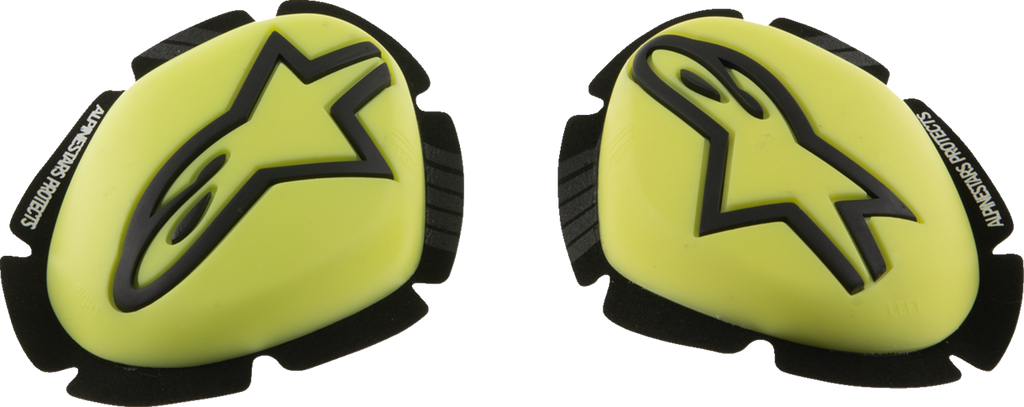 ALPINESTARS GP Plus Knee Sliders - Yellow Fluo/Black 2840-0209