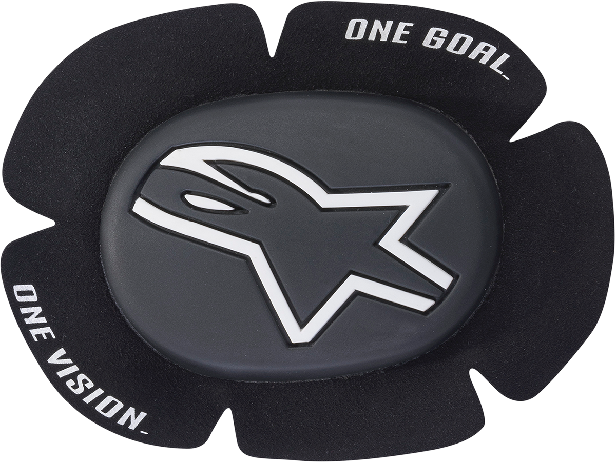 ALPINESTARS GP Sport Evo Knee Sliders - Black/White 2840-0103