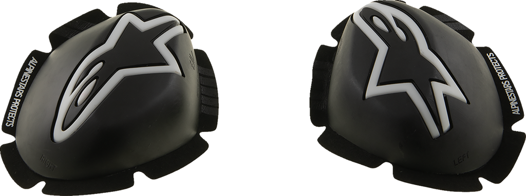 ALPINESTARS GP Tech Knee Sliders - White/Black 2840-0204