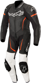 ALPINESTARS Youth GP Plus 1-Piece Leather Suit - Black/White/Red Fluorescent / US 26 / EU 140 2801-1219