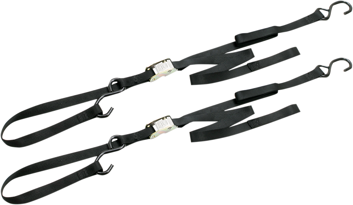 ANCRA Integra Tie-Down Straps - 1" x 5-3/4' / Black 3920-0003