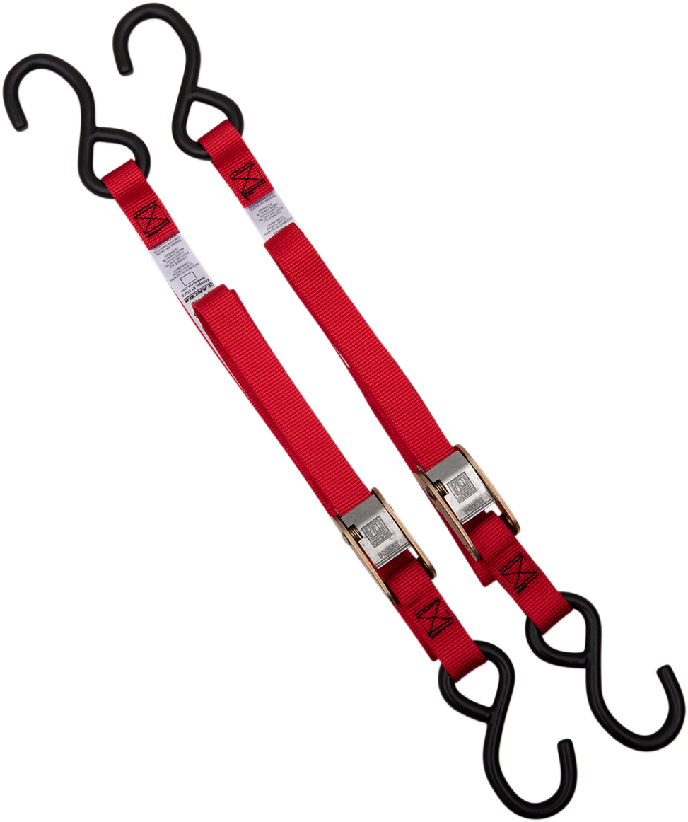 ANCRA Standard Tie-Downs - 1" x 5-1/2' / Red 40888-10
