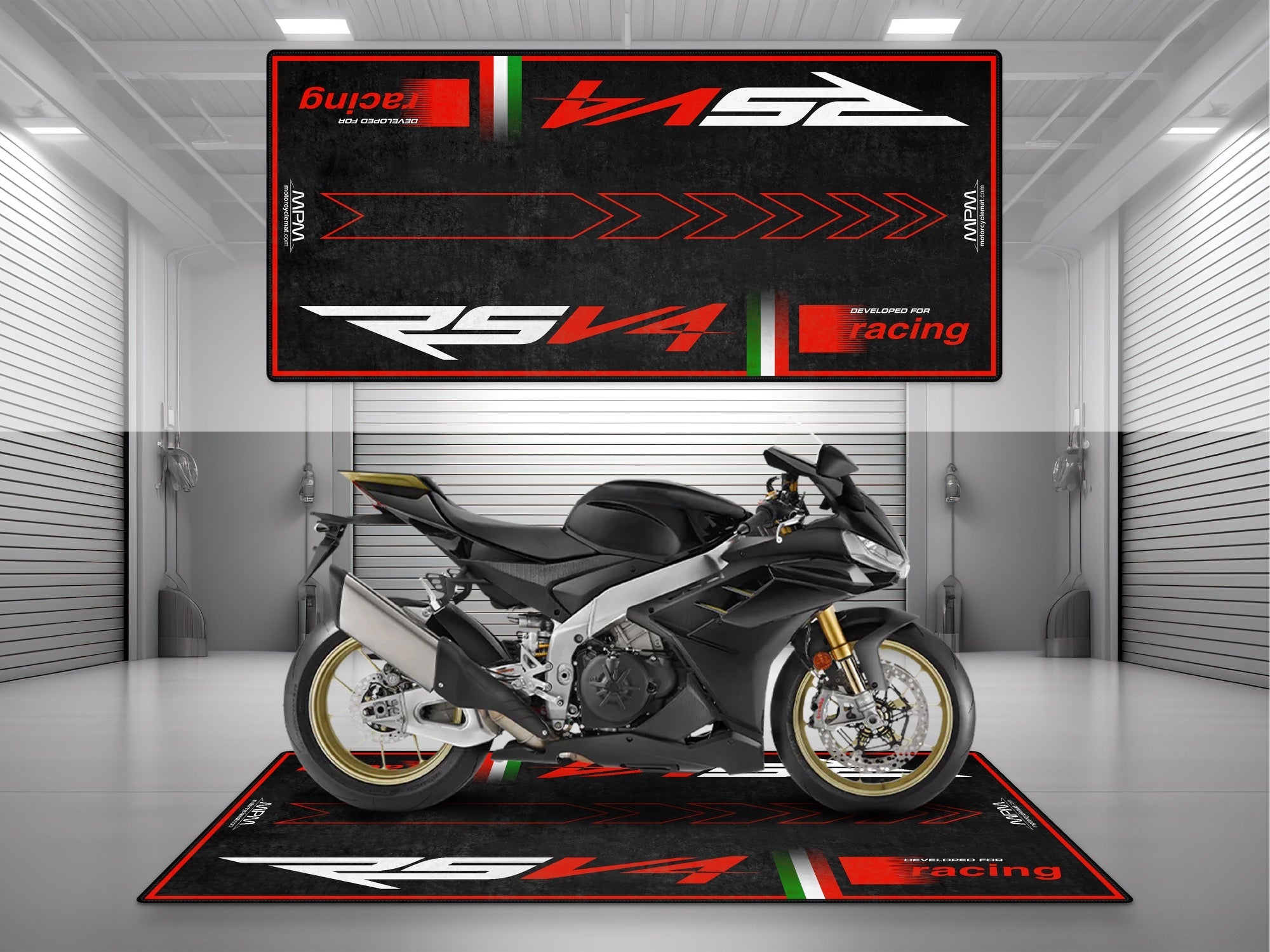 MPM Motorcycle Mat for Aprilia RSV4 - MM7220