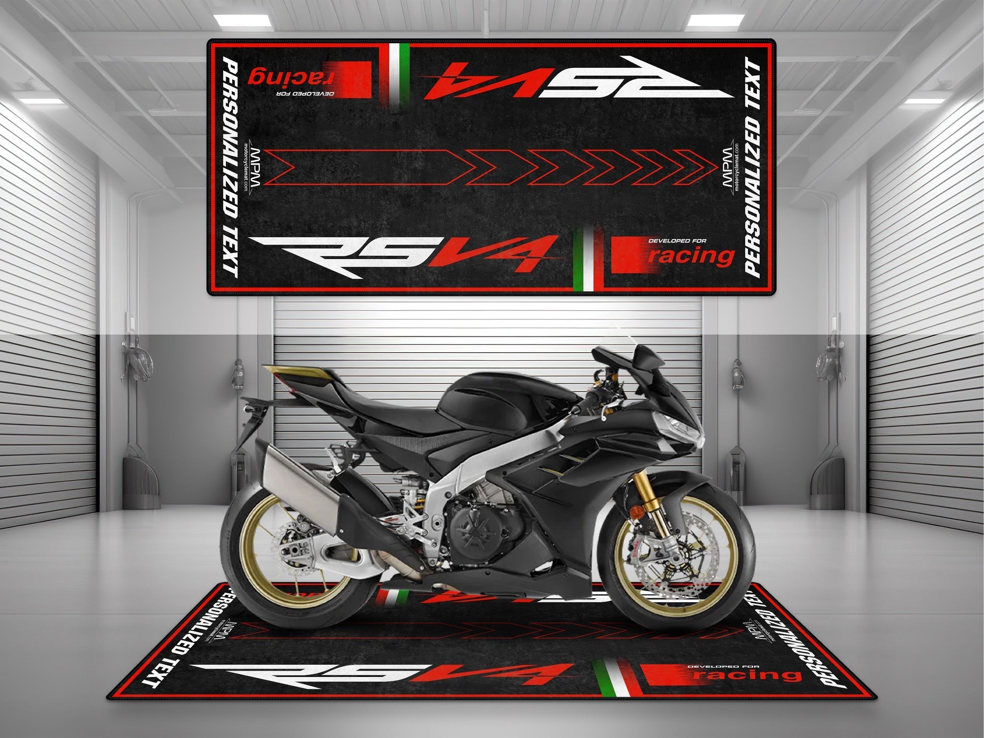 MPM Motorcycle Mat for Aprilia RSV4 - MM7220