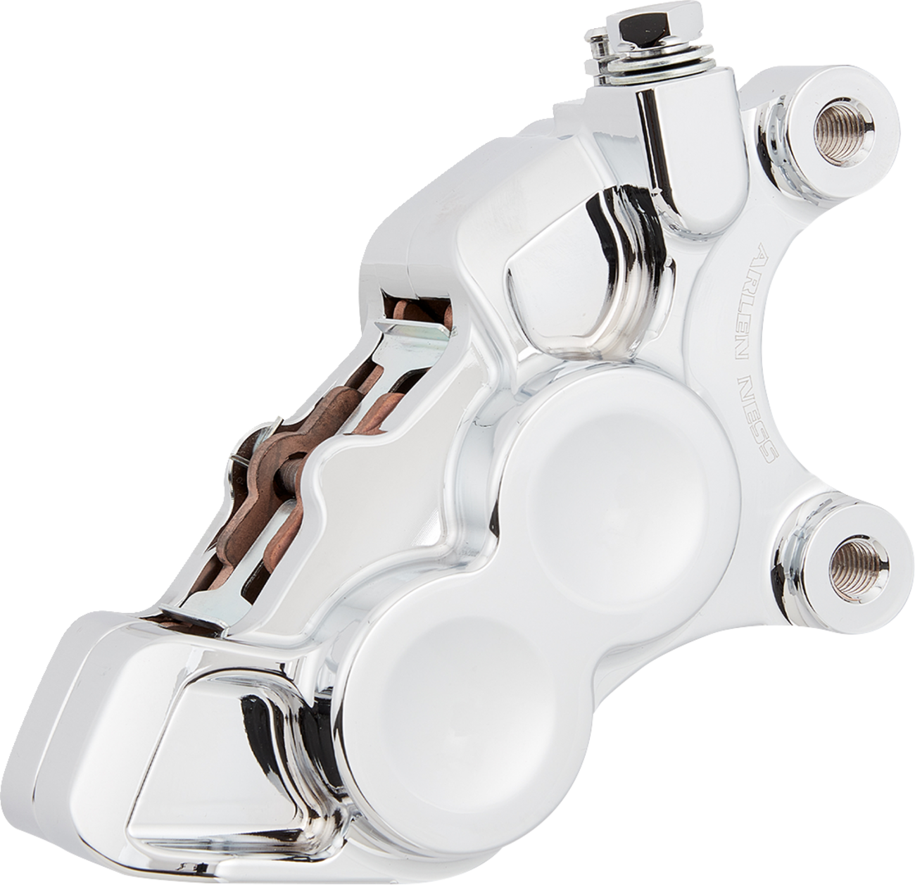 ARLEN NESS 4-Piston Caliper - Front Right / 11.8" / Chrome 1701-0614