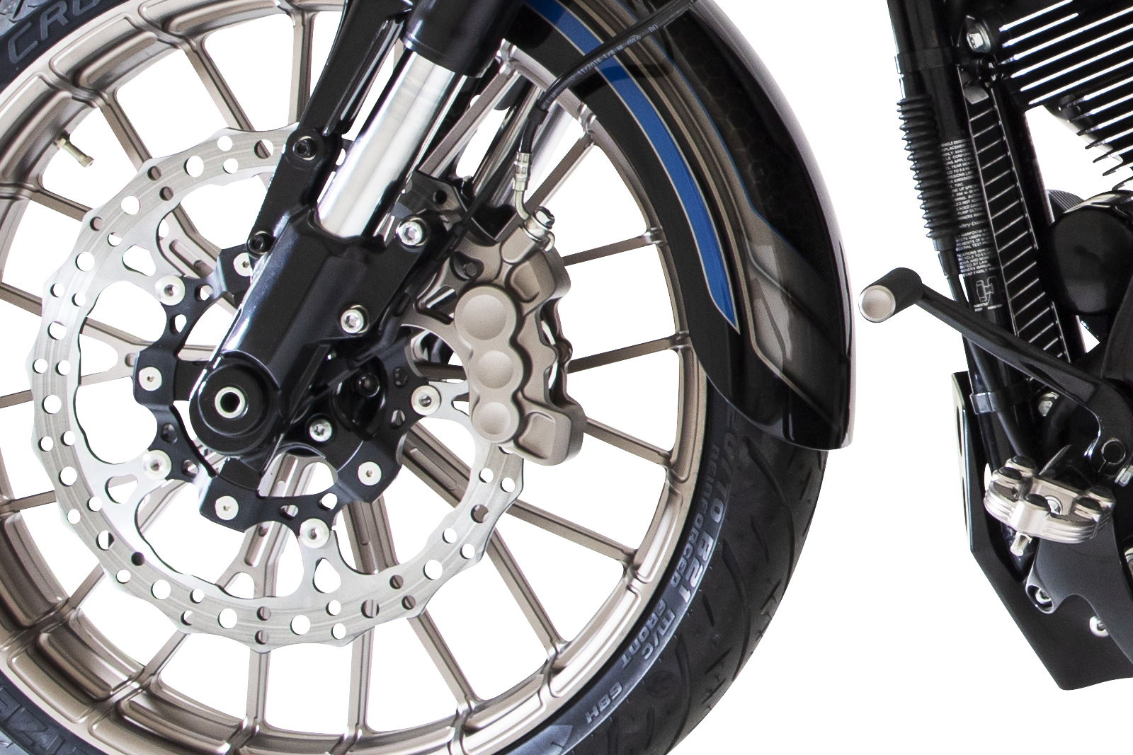 ARLEN NESS 6-Piston Caliper - 14" / Titanium 1701-0680