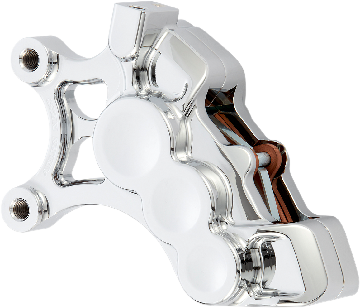 ARLEN NESS 6-Piston Caliper - Front Left / Chrome / 14" 1701-0604