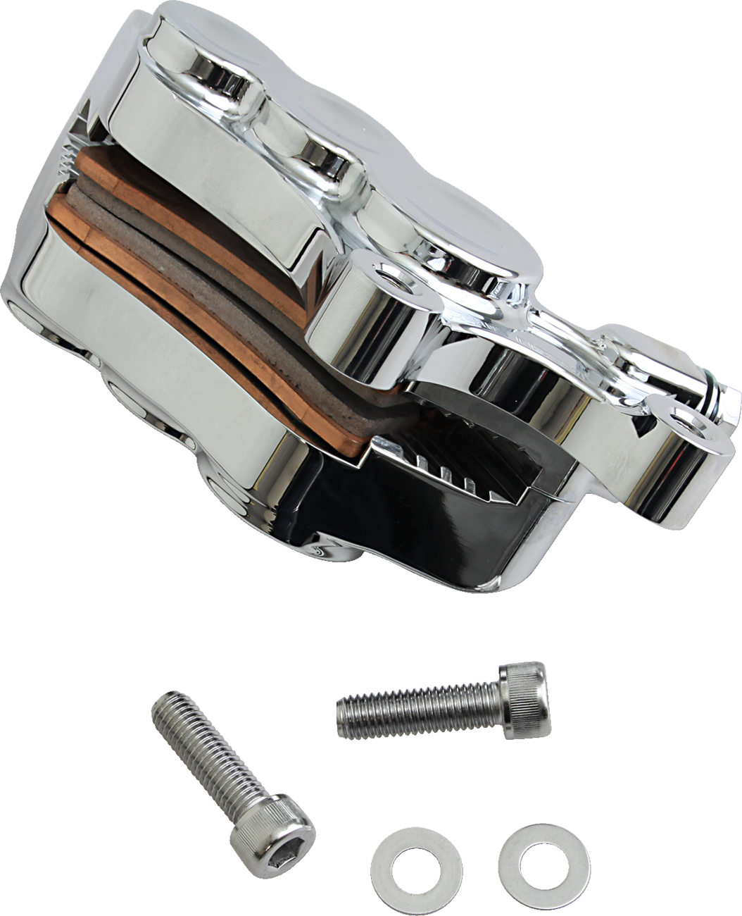 ARLEN NESS 6-Piston Caliper - Front Right / Chrome / 11.8" 1701-0610
