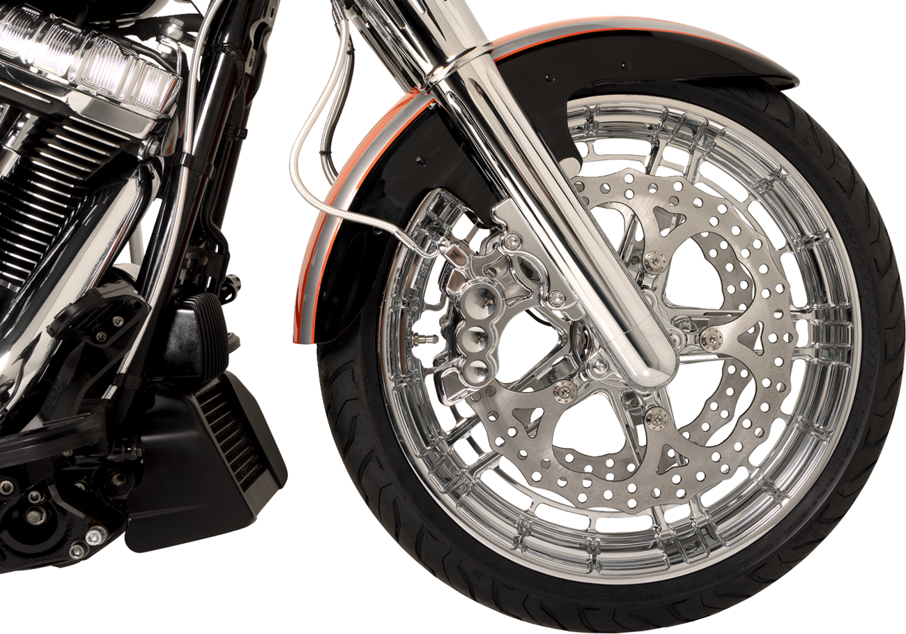 ARLEN NESS 6-Piston Caliper - Front Right / Chrome / 14" 1701-0606