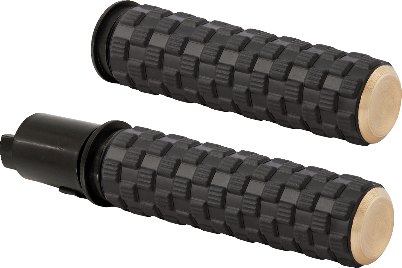 ARLEN NESS Air Trax Grips - TBW / Brass 0630-3269