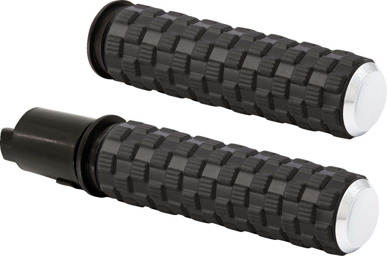 ARLEN NESS Air Trax Grips - TBW / Chrome 0630-3268