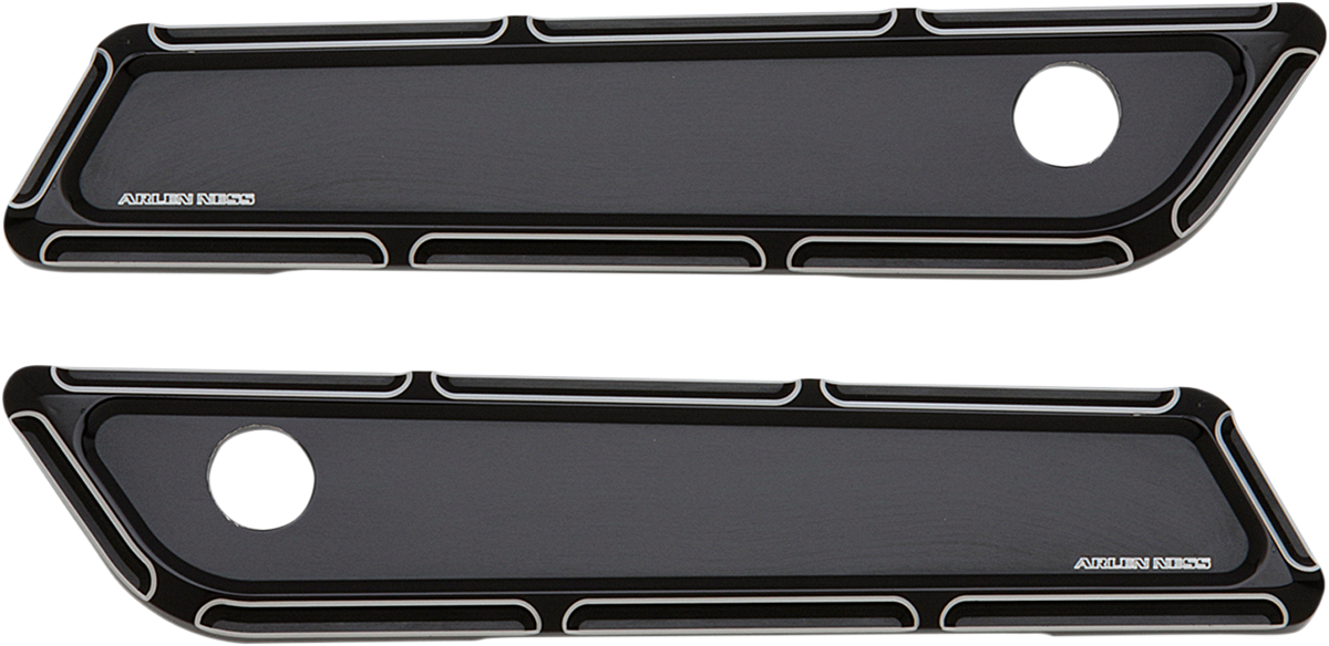 ARLEN NESS Beveled Latch Cover - Black 3501-0897