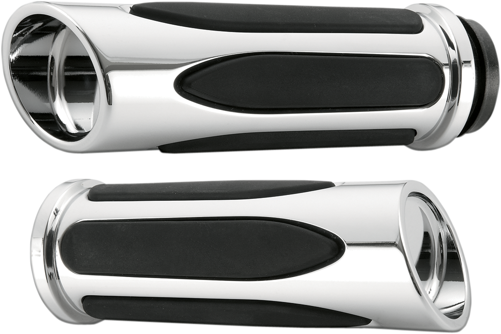 ARLEN NESS Deep Cut Comfort Series Grips - Cable / Chrome 0630-0976