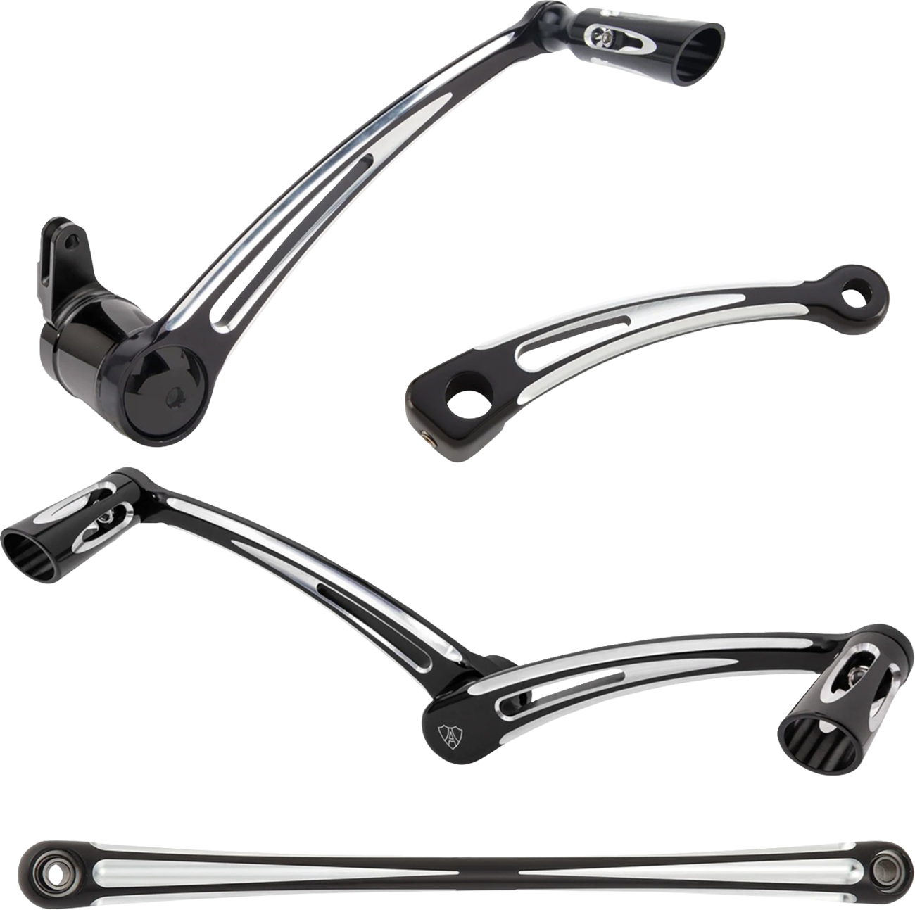 ARLEN NESS Deep Cut Foot Control Kit w/ Heel/Toe Shifter - Black 1623-0559