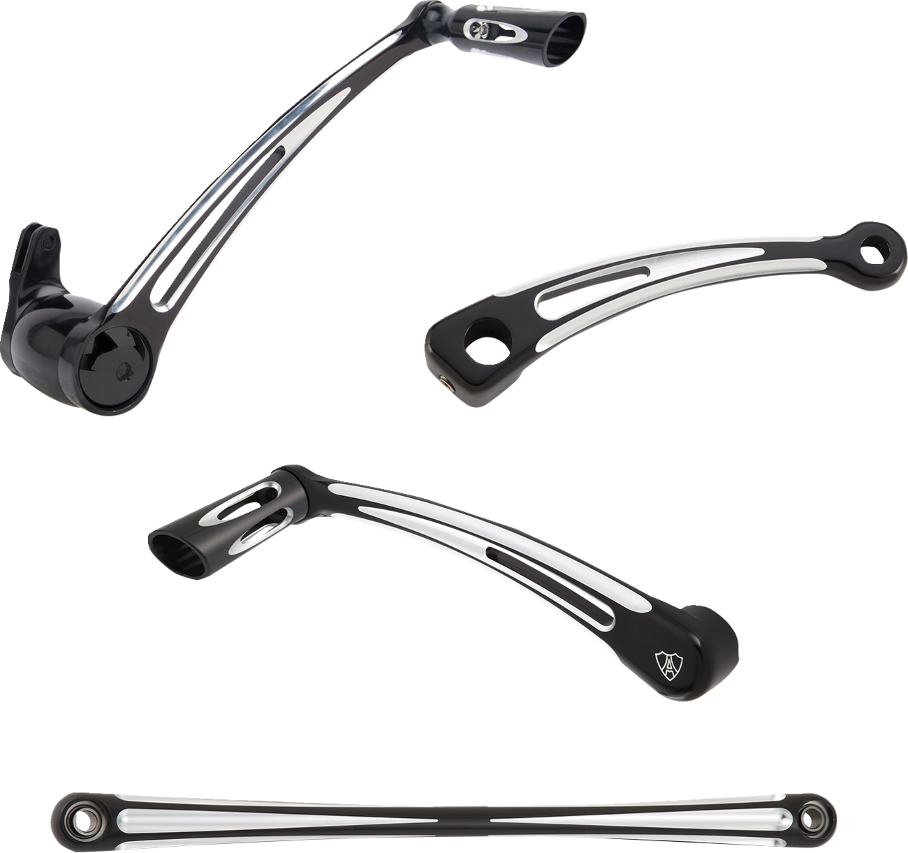 ARLEN NESS Deep Cut Foot Control Kit w/ Toe Shifter - Black 1623-0561