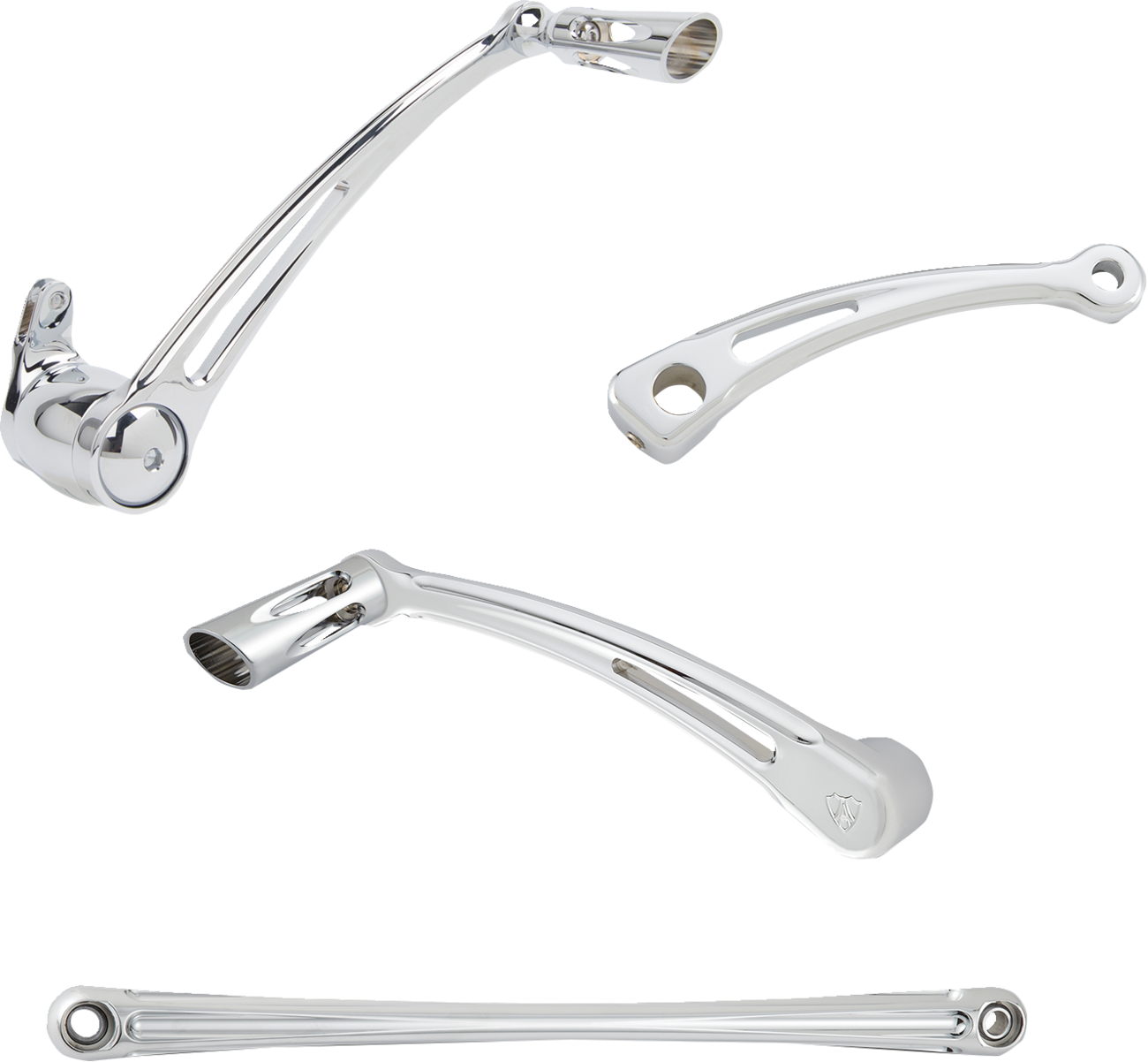 ARLEN NESS Deep Cut Foot Control Kit w/ Toe Shifter - Chrome 1623-0562