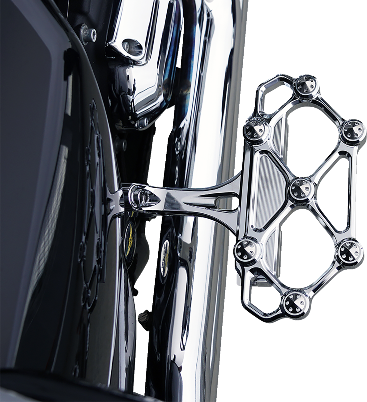 ARLEN NESS Diamond Floorboards - Passenger / Chrome 1621-1219