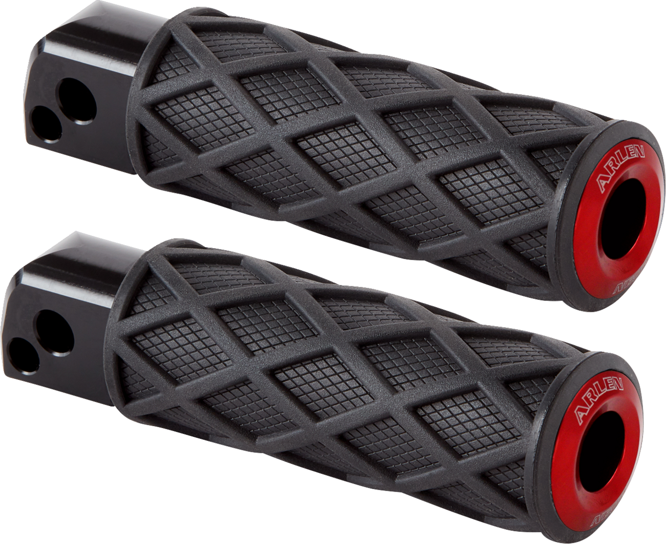 ARLEN NESS Diamond Foot Pegs - Passenger / Red 1620-2680