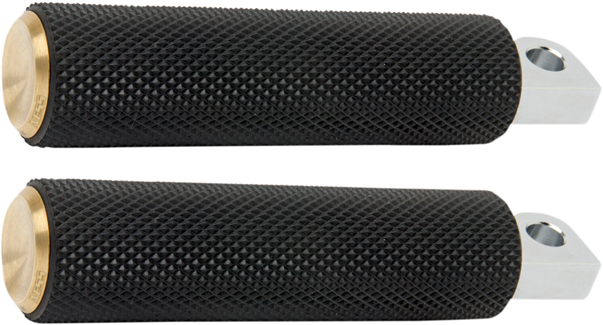 ARLEN NESS Foot Pegs - Knurled / Brass 1620-1307