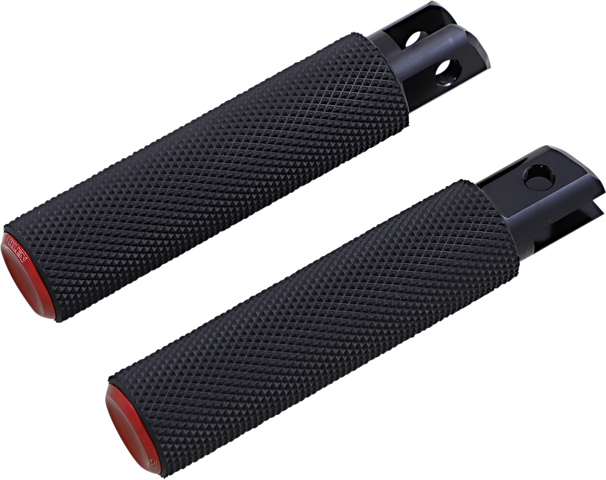 ARLEN NESS Knurled Foot Pegs - Red / FX/FL '18-'25 1620-1977