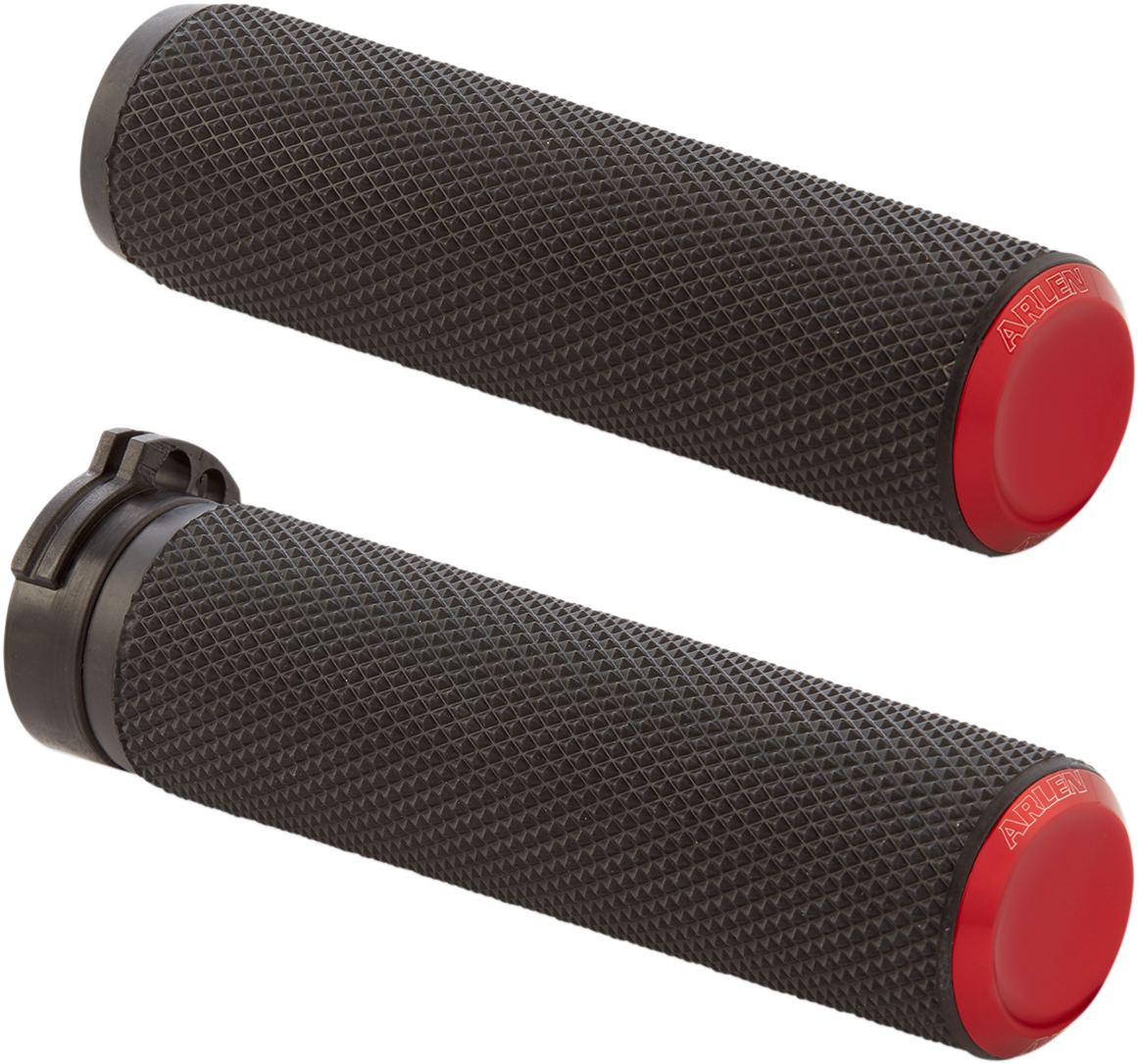 ARLEN NESS Knurled Grips - Cable / Red 0630-2594
