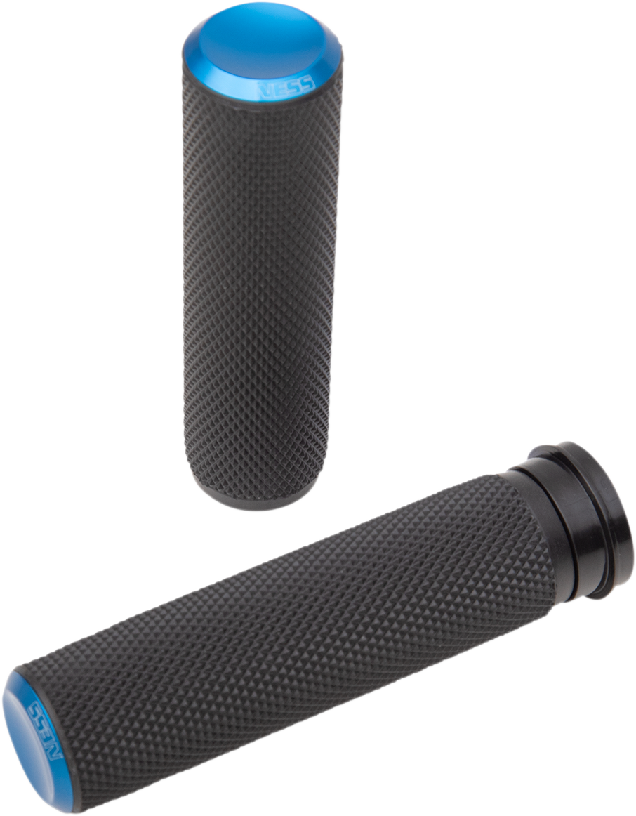 ARLEN NESS Knurled Grips - TBW / Blue 0630-2596