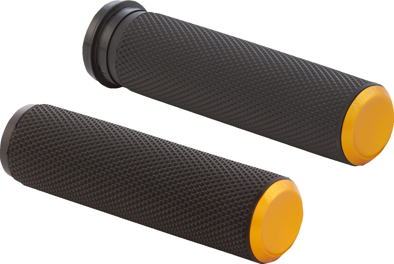 ARLEN NESS Knurled Grips - TBW / Gold 0630-2598
