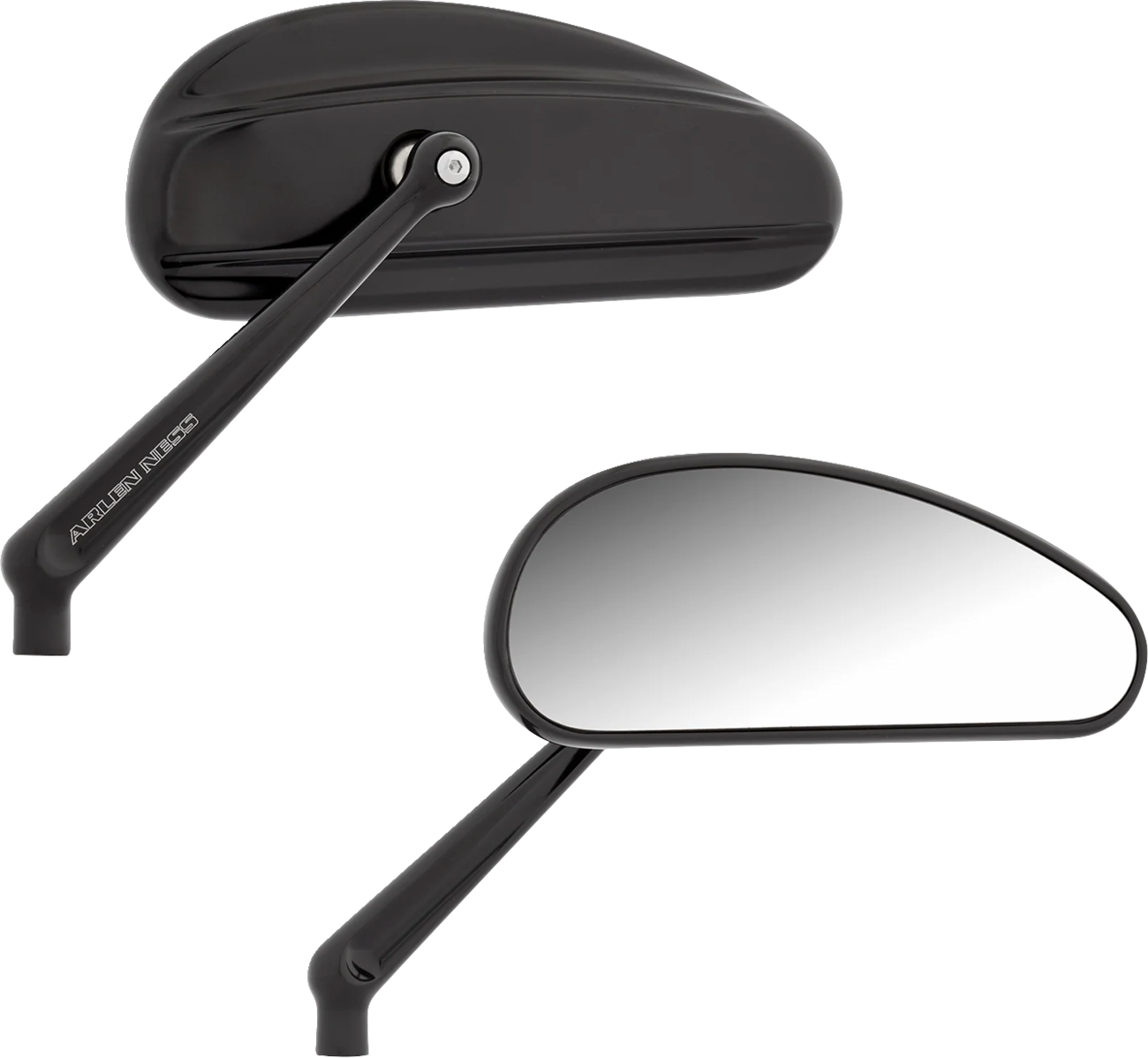 ARLEN NESS Mirrors - Downdraft / Side View / Elongated / Black 0640-1521