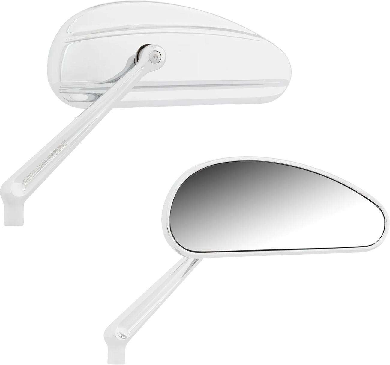 ARLEN NESS Mirrors - Downdraft / Side View / Elongated / Chrome 0640-1522