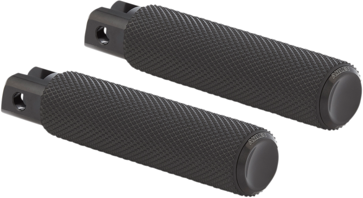 ARLEN NESS Passenger Knurled Foot Pegs - Black / FX/FL '18-'25 1620-1969