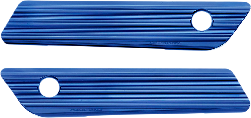 ARLEN NESS Saddlebag Latch Covers - Blue 3501-1635