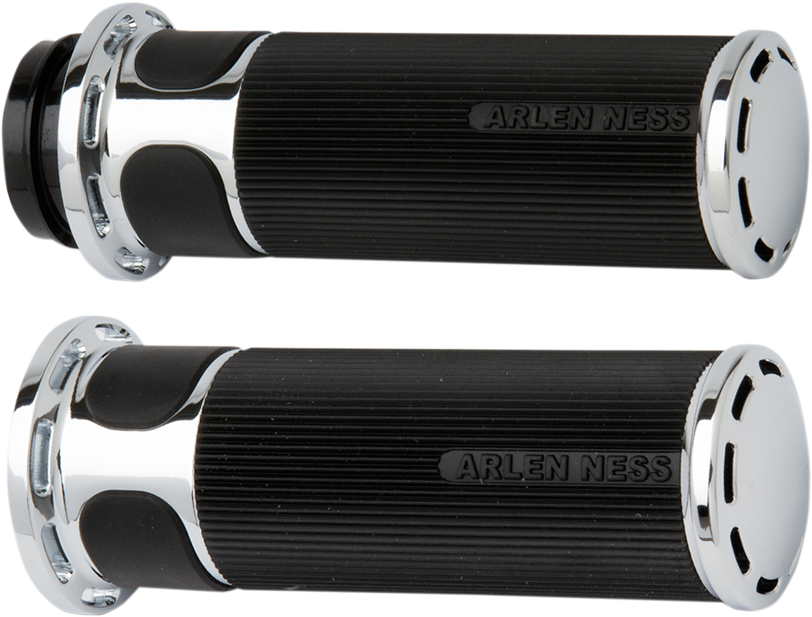 ARLEN NESS Slot Track Grips - Cable / Chrome 0630-1023