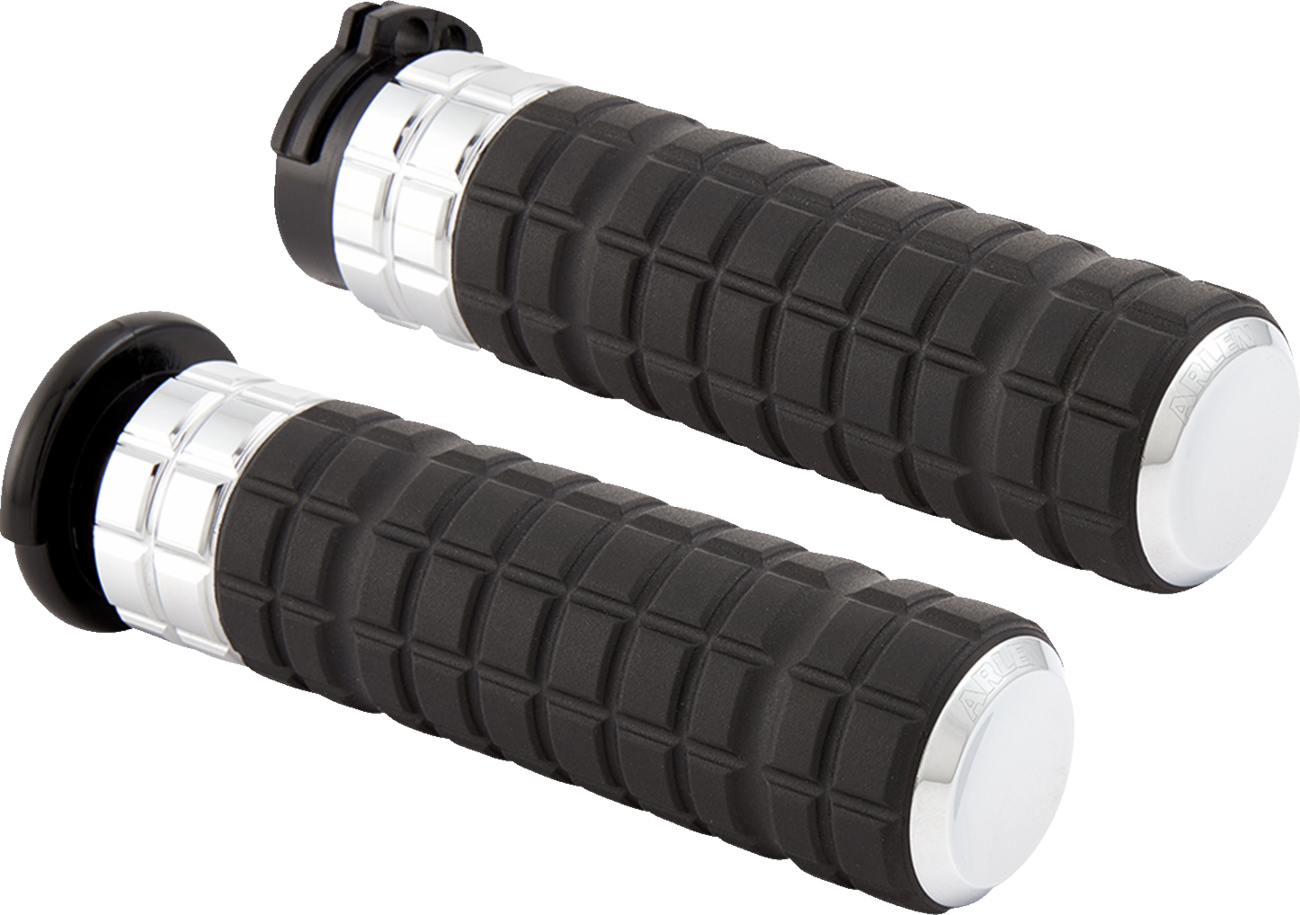 ARLEN NESS SpeedLiner Grips - Cable / Chrome 0630-2907