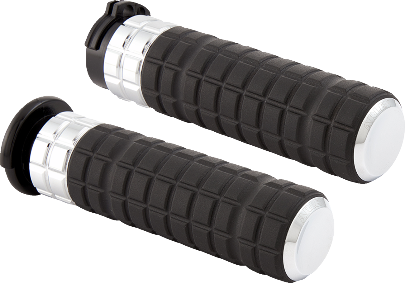 ARLEN NESS SpeedLiner Grips - TBW / Chrome 0630-2909
