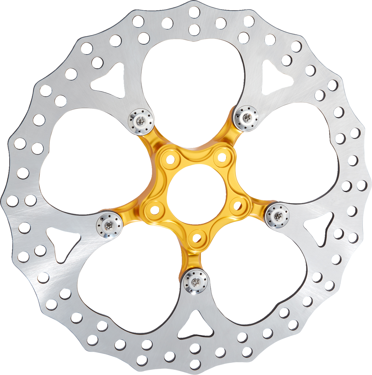ARLEN NESS Spider Rotor - 12-19/32" / Gold / Front 1710-4772