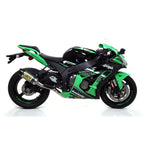 71155HK Arrow Race-Tech Half Racing Exhaust, Titanium for Kawasaki ZX-10R 2016-2019