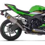71208PTZ Arrow full Exhaust COMPETITION PISTA Titanium STEEL COLLECTORS for ZX-6R 636 2024-25